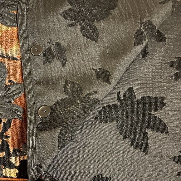 Vintage Brown tapestry Reversible Brocade paisley jacket Med - Picture 10 of 10
